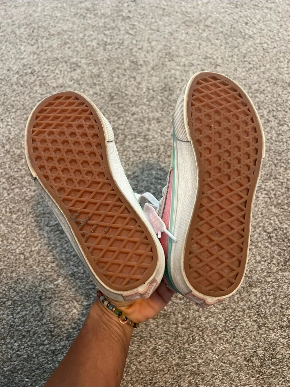 Sparkle VANS high tops, size 1, perfect for back to school!